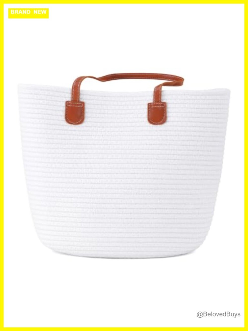Woven Straw Tote Bag with Zipper Large Capacity Summer Beach Shoulder Purse